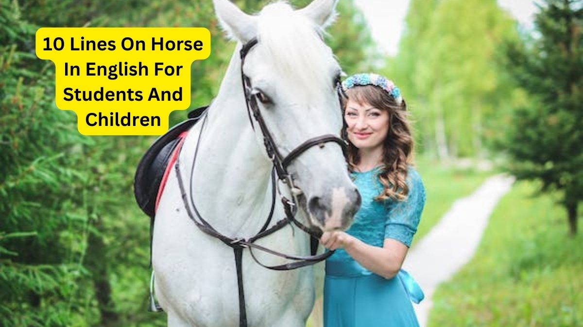 10 Lines On Horse In English For Students And Children