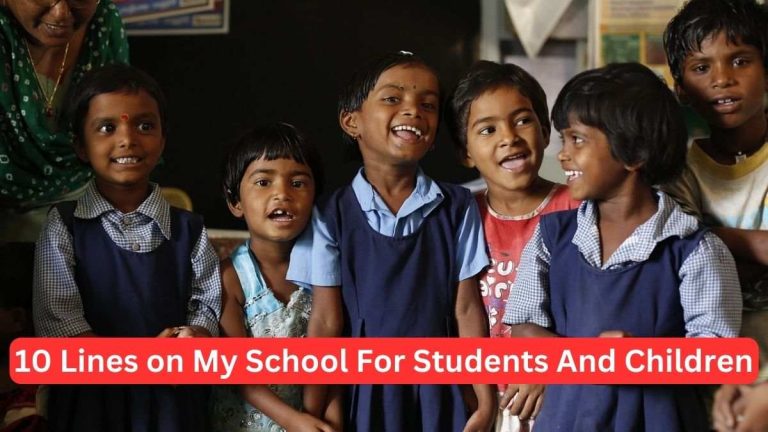10 Lines on My School For Students And Children In English - LYRICSBEST